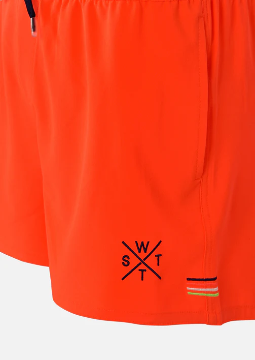Magnetic Boutique De Vetements Saint Tropez Short Bain Watts 1R COOLZ Orange Fluo