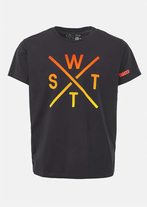 Magnetic Boutique De Vetements Saint Tropez Tee Shirt Watts 1WATTS03 Dark Iron Face
